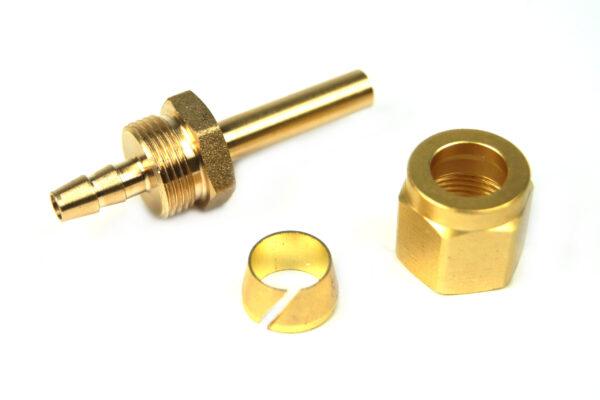 DREHMEISTER set de montaje 6 mm (conector, tuerca de rosca, casquillo)